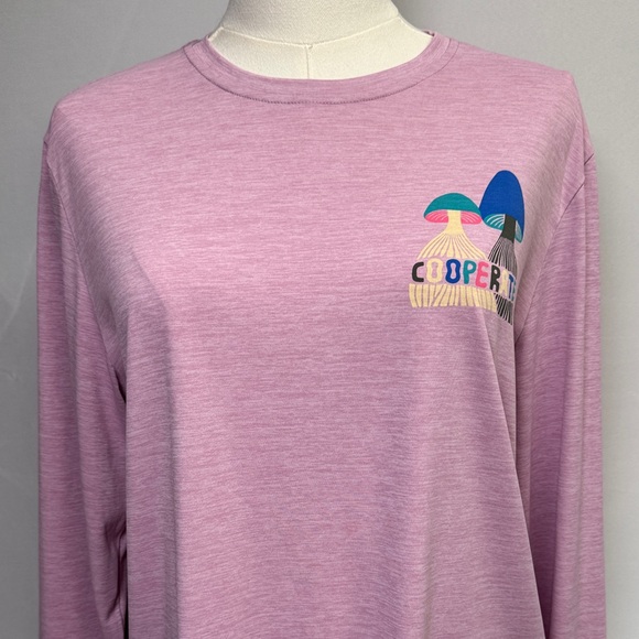 Patagonia Capilene Cool Daily Graphic Lavender Long Sleeve Women's Top - Picture 3 of 12